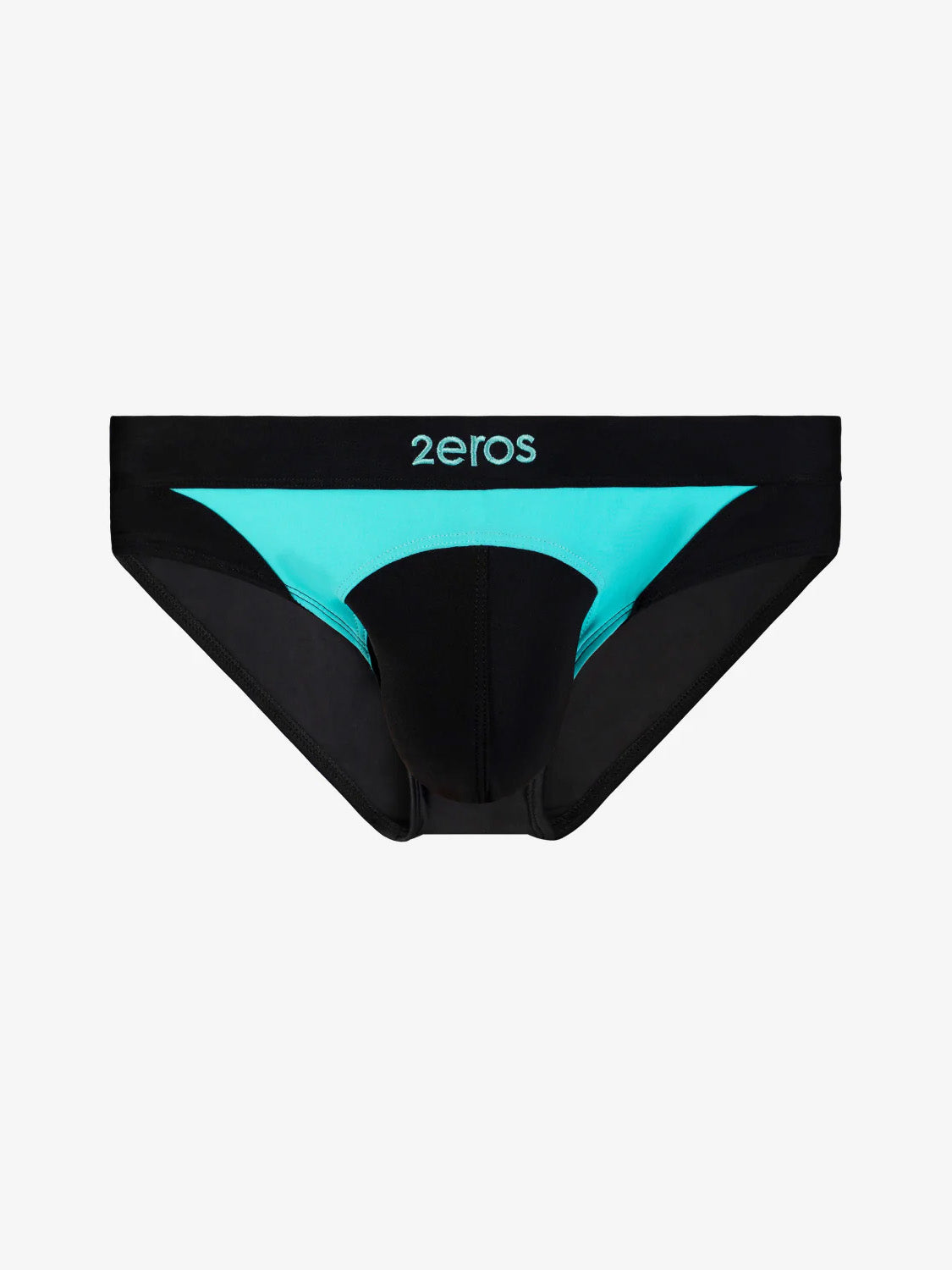 2eros Aktiv Racer Brief Black Mint - Front