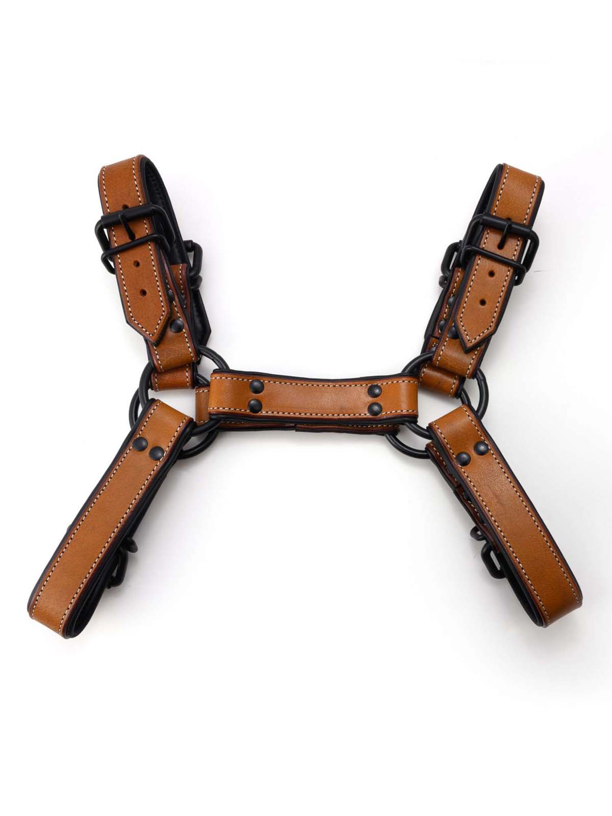 BUCKLE BULLDOG HARNESS SADDLE BROWN - FullKit.com