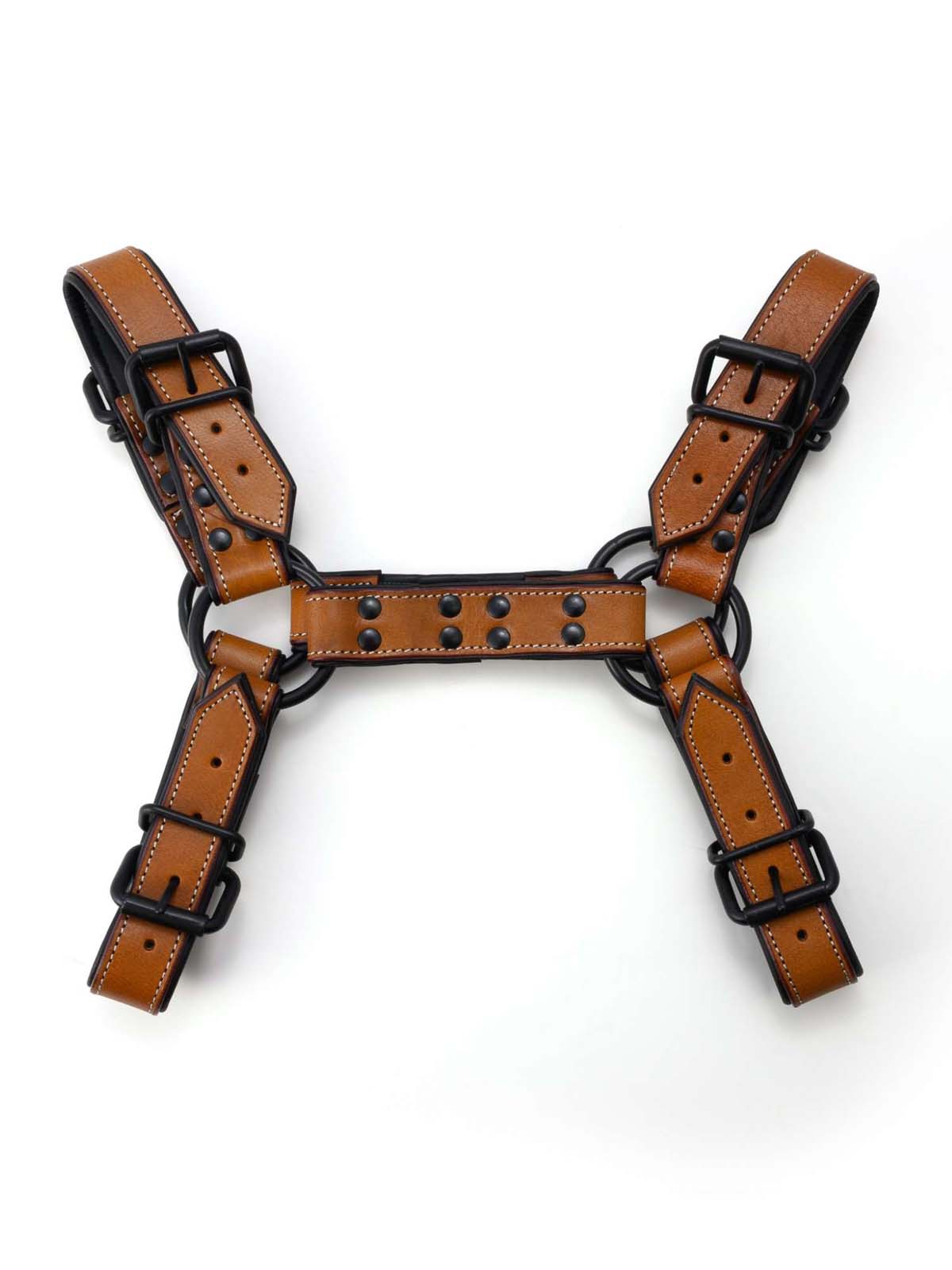 BUCKLE BULLDOG HARNESS SADDLE BROWN - FullKit.com