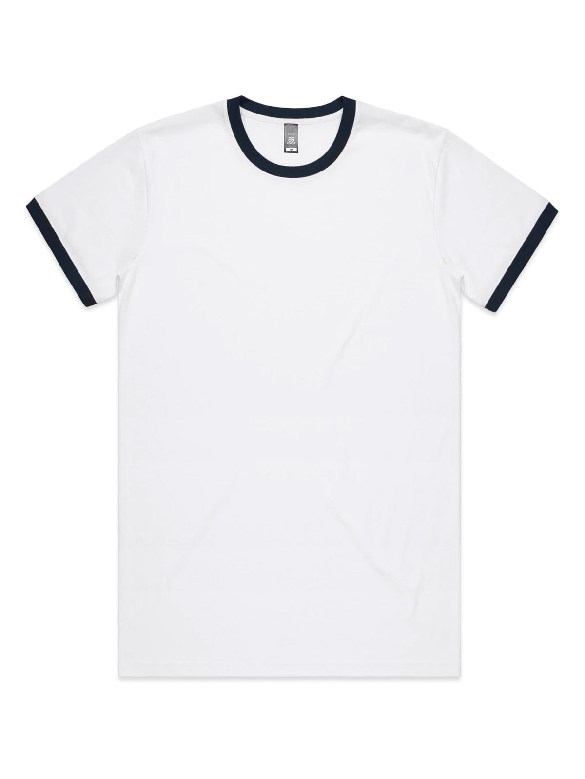 AS COLOUR STAPLE RINGER TEE NAVY - FULLKIT.COM