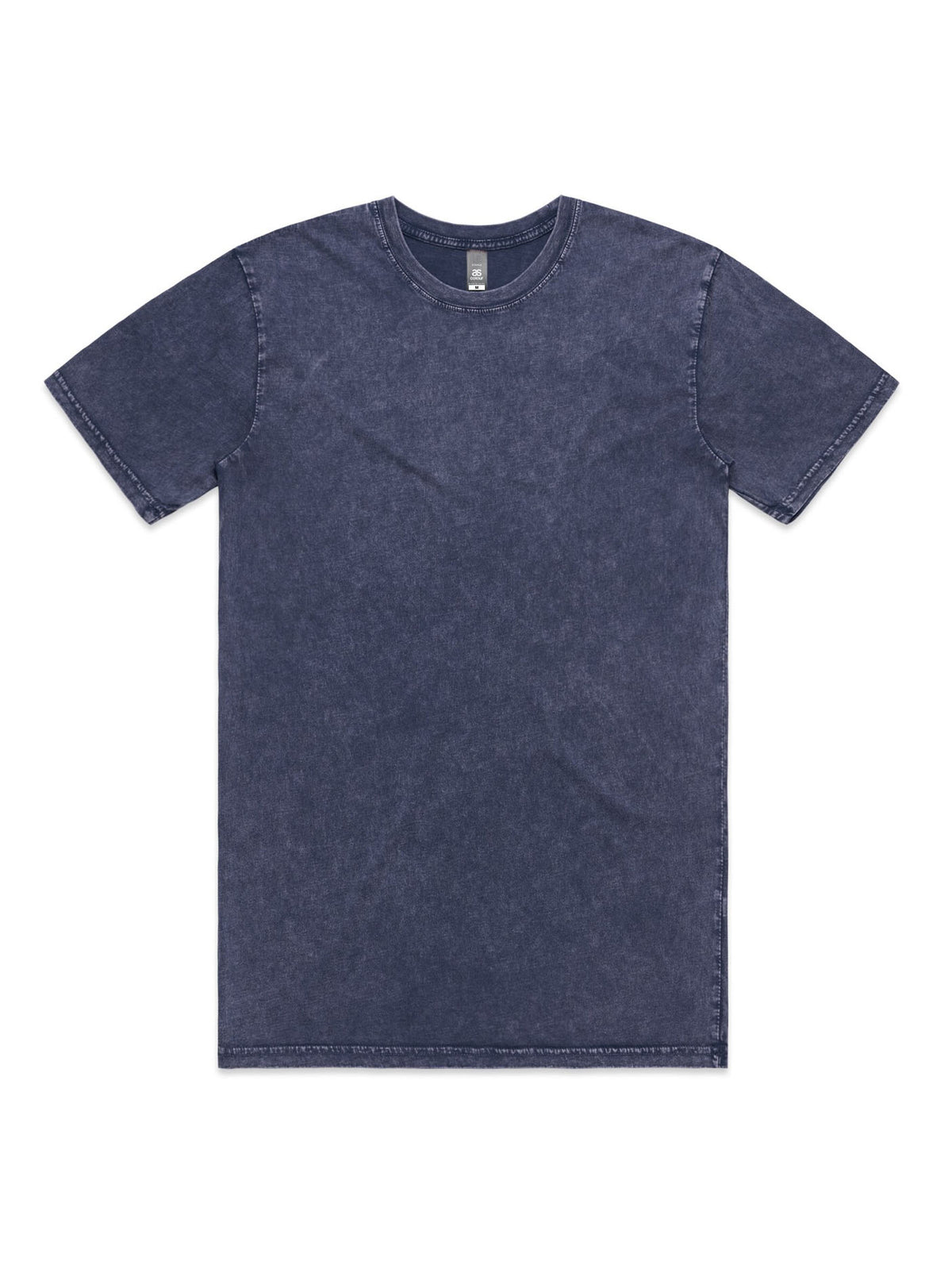 AS COLOUR STONE WASH STAPLE TEE BLACK STONE - FULLKIT.COM