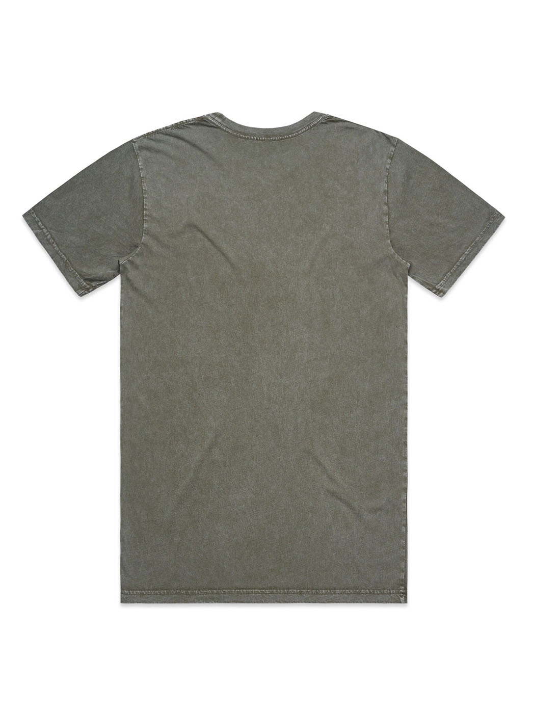 AS COLOUR STONE WASH STAPLE TEE MOSS FRONT