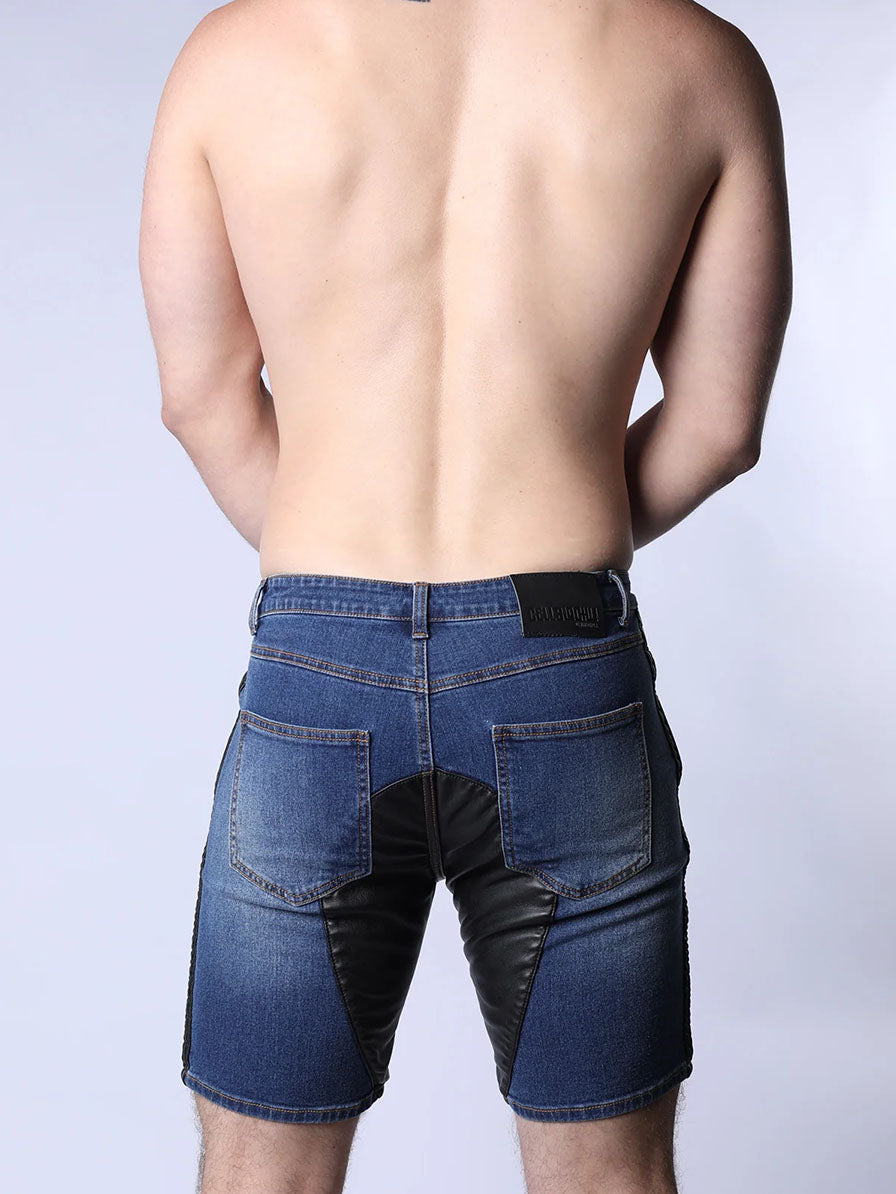 CELLBLOCK13 SADDLEBACK DENIM SHORT INDIGO - Fullkit.com