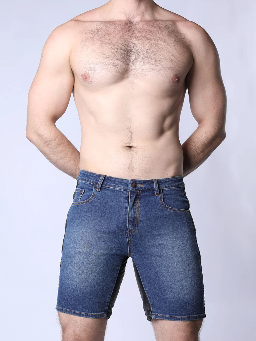 CELLBLOCK13 SADDLEBACK DENIM SHORT INDIGO - Fullkit.com