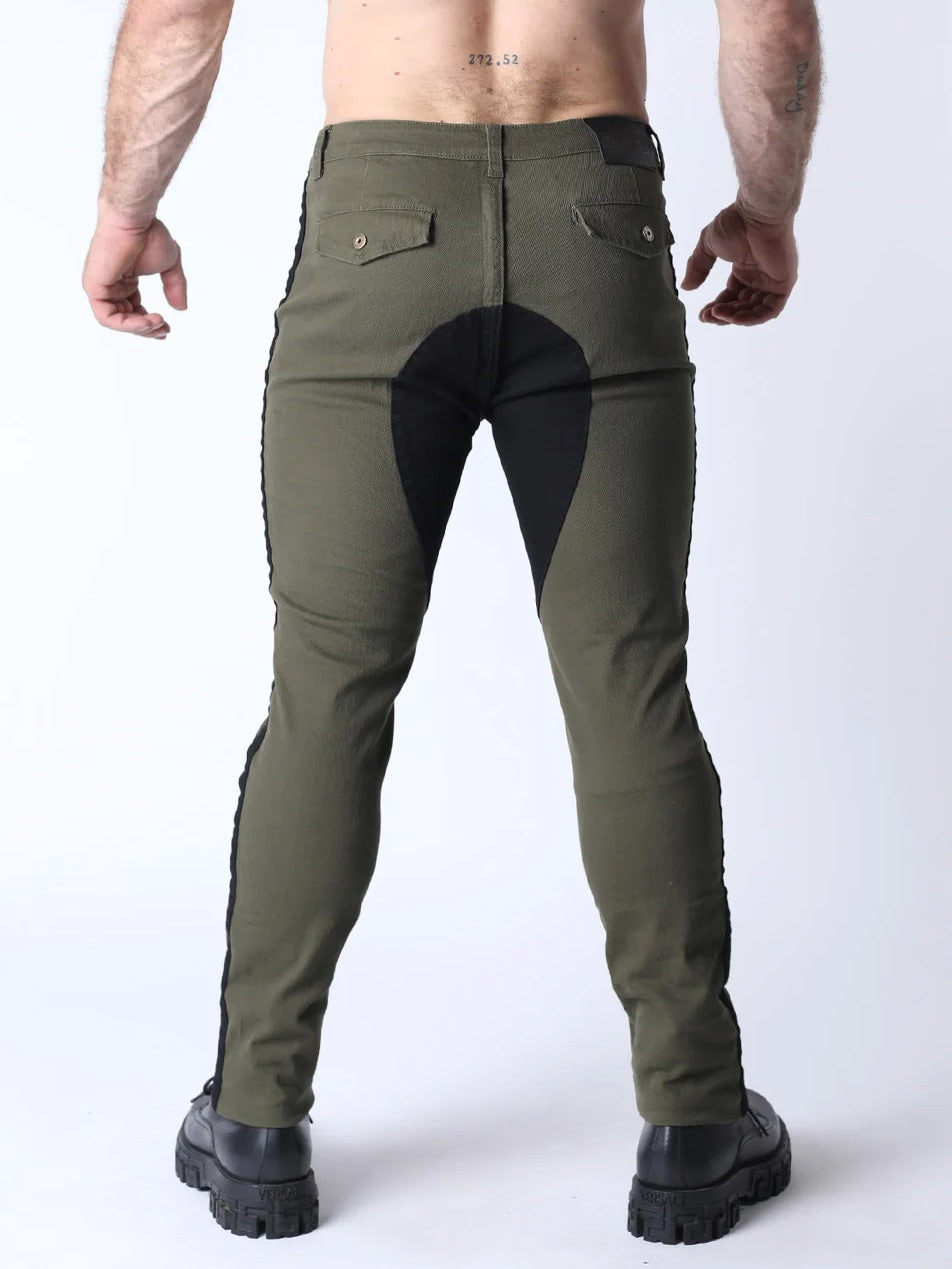 Cellblock13 Brigade Twill Saddle Zipper Pant Army Green - fullkit.com