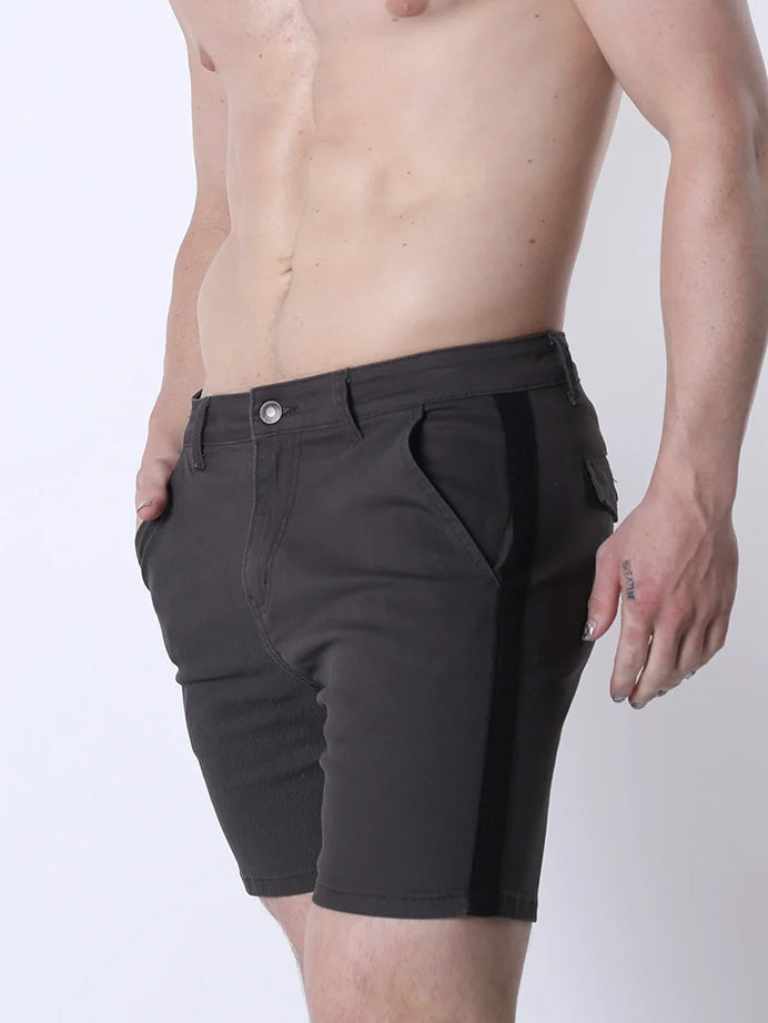 Cellblock13 Brigade Twill Saddle Zipper Short Charcoal - Fullkit.com
