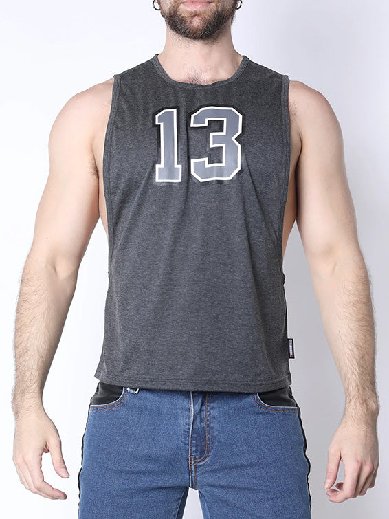 Cellblock13 Field Goal Muscle Tank Top Charcoal- Fullkit.com