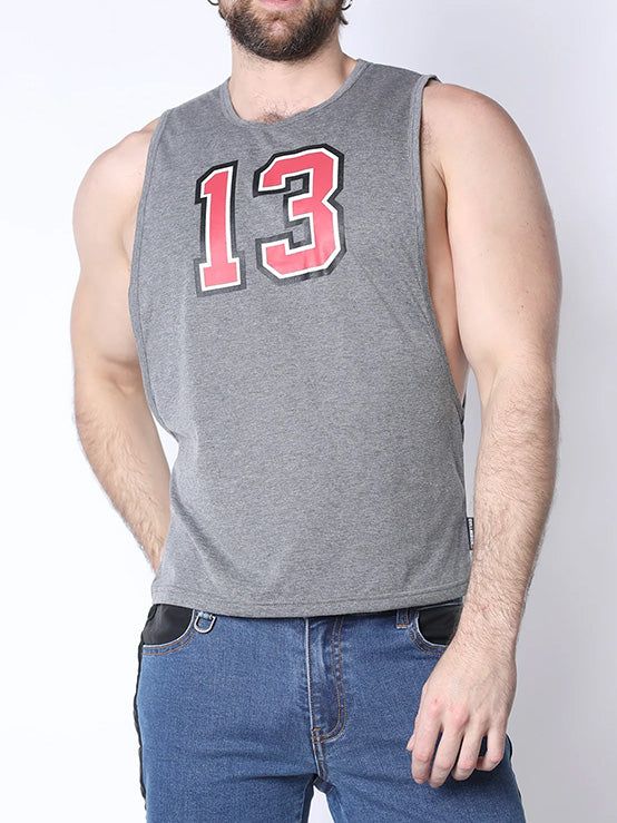 Cellblock13 Field Goal Muscle Tank Top Gray - Fullkit.com