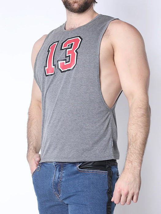 Cellblock13 Field Goal Muscle Tank Top Gray - Fullkit.com