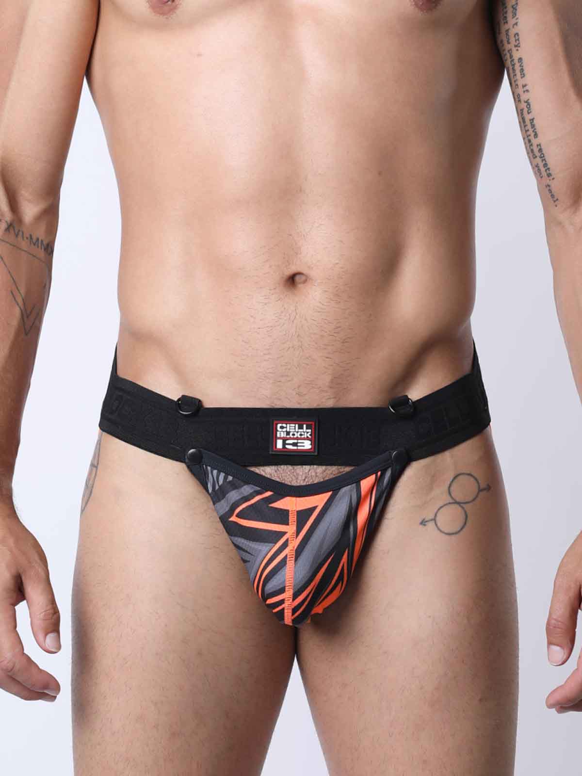 CELLBLOCK13 KENNEL CLUB LIGHTNING JOCK ORANGE  - FullKit.com