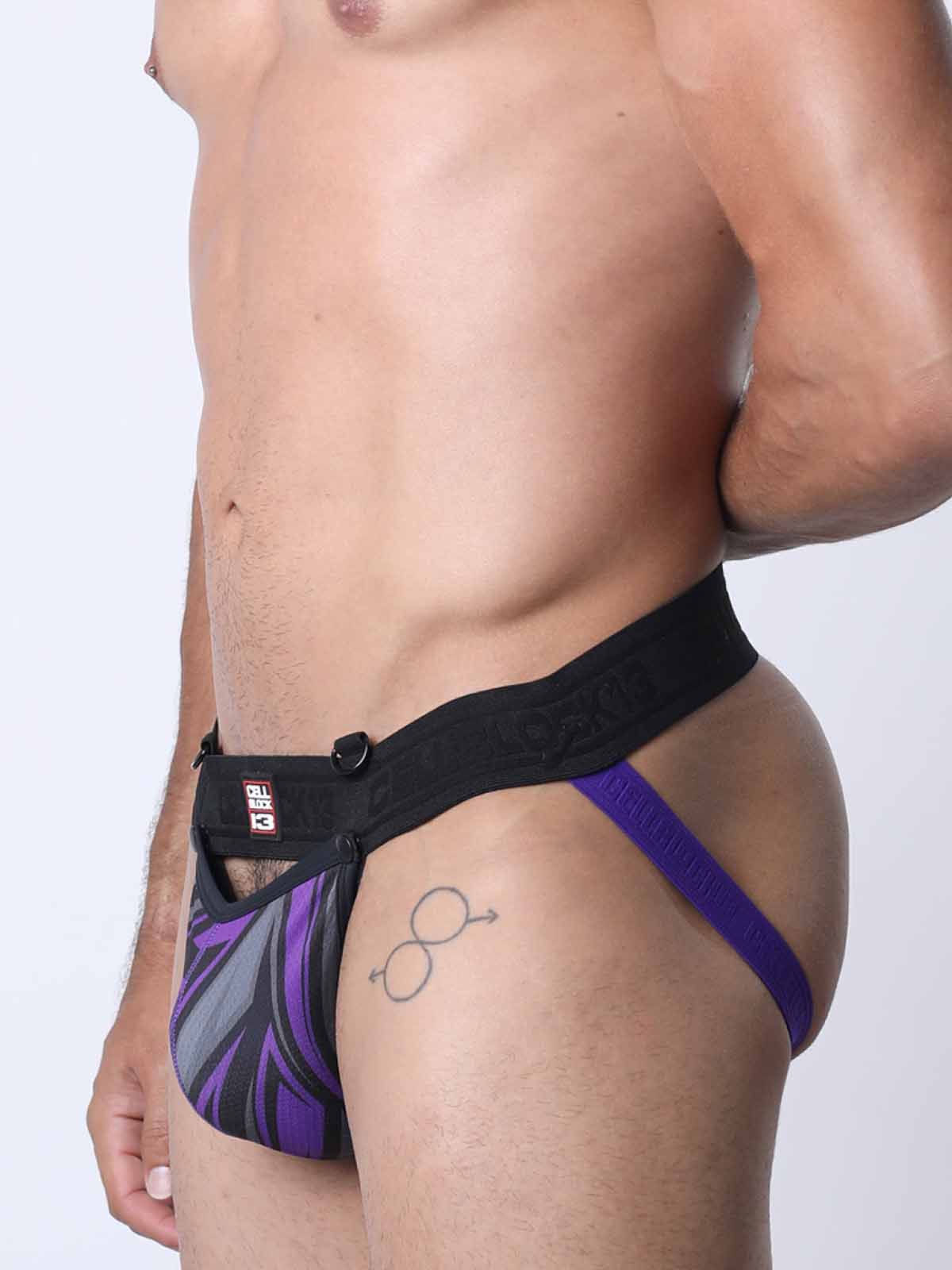 CELLBLOCK13 KENNEL CLUB LIGHTNING JOCK PURPLE  - FullKit.com