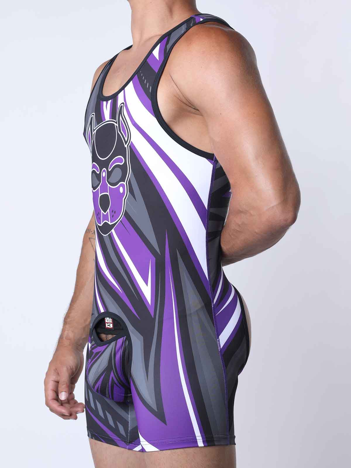 CELLBLOCK13 KENNEL CLUB LIGHTNING SINGLET PURPLE  - FullKit.com