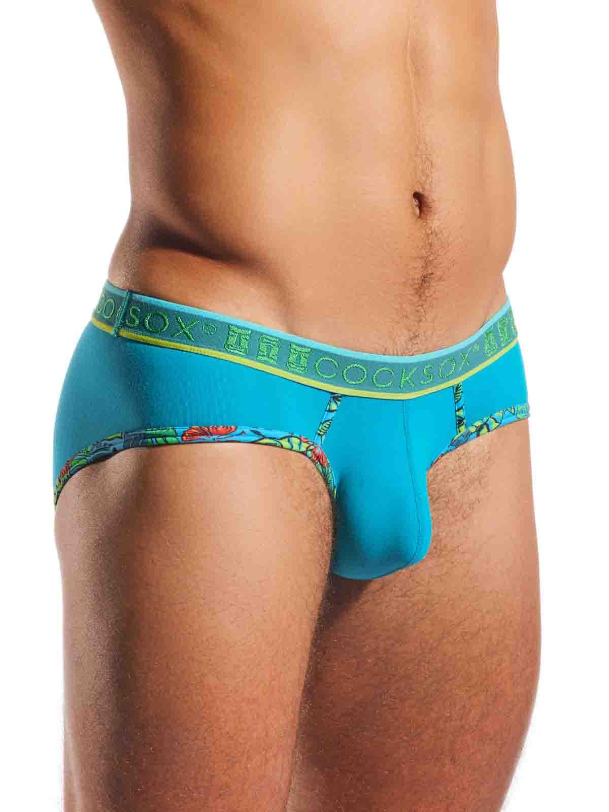 COCKSOX EXOTICA SPORTS BRIEF SEA BREEZE - FullKit.com
