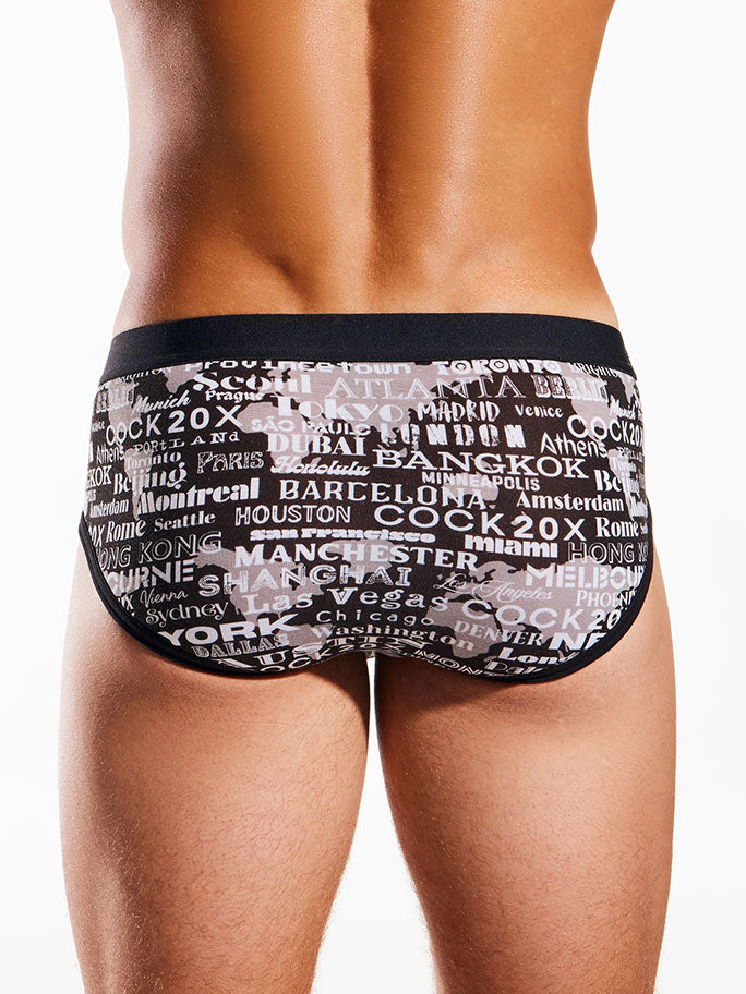 Cocksox vicennial sports brief black -fullkit.com