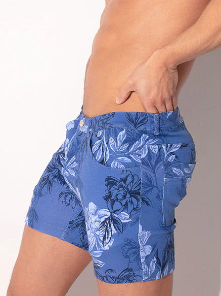 Code 22 ICONIC 5 POCKET SHORT BLUE - fullkit.com