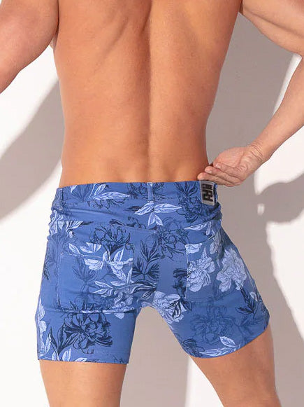 Code 22 ICONIC 5 POCKET SHORT BLUE - fullkit.com