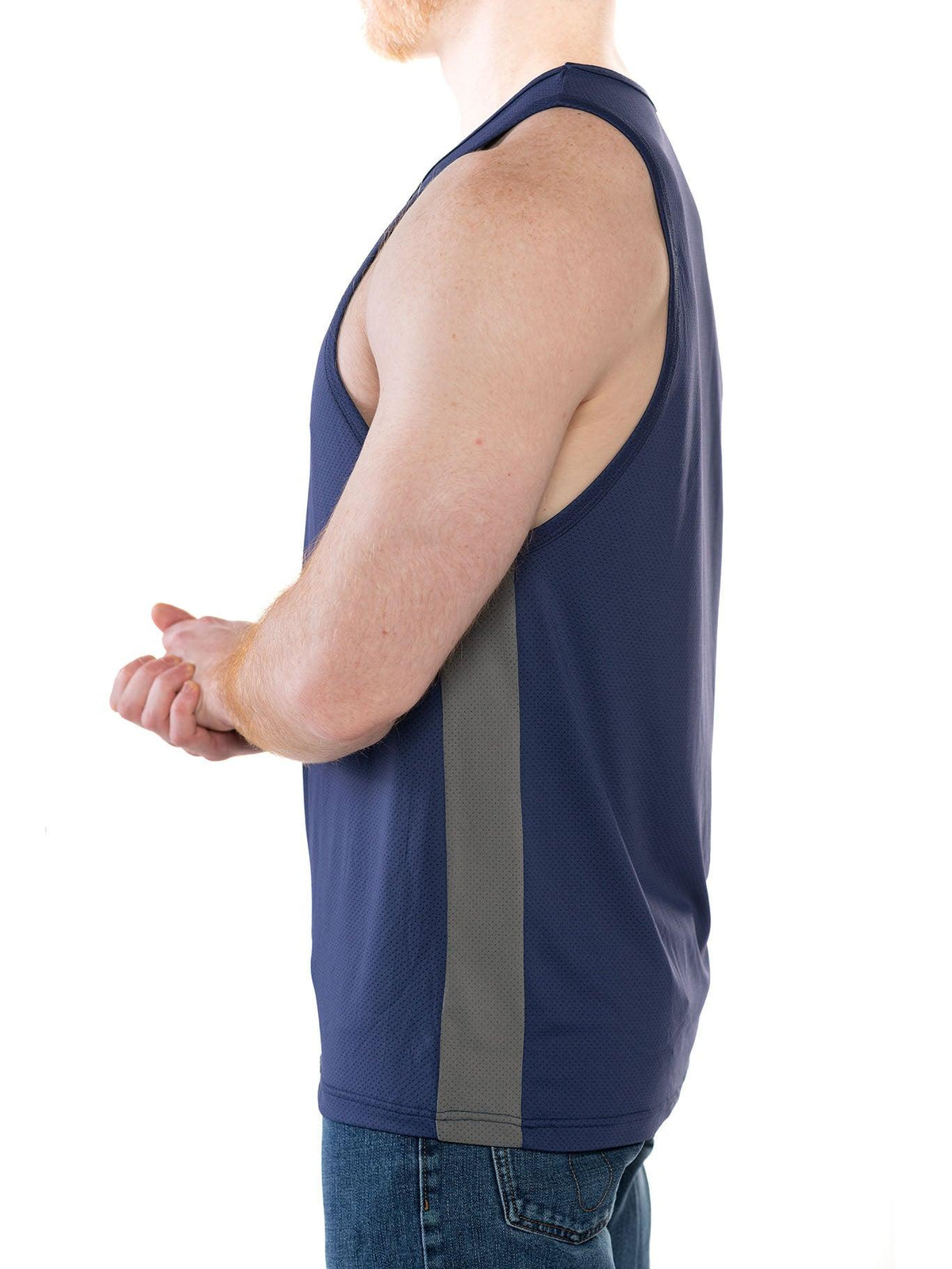 FK SPORT RACE POINT TANK TOP NAVY CHARCOAL - FULLKIT.COM