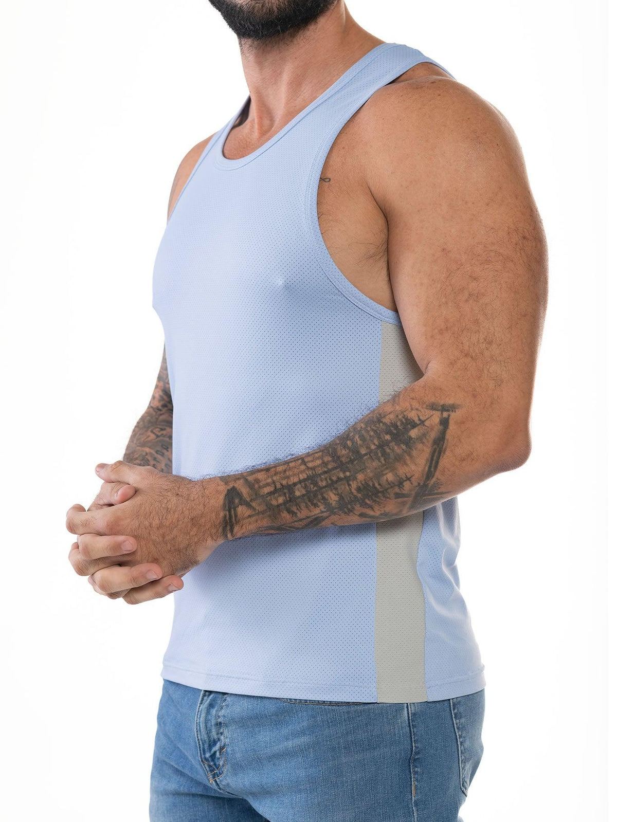 FK SPORT RACE POINT TANK SKY WHITE - FULLKITGEAR.COM