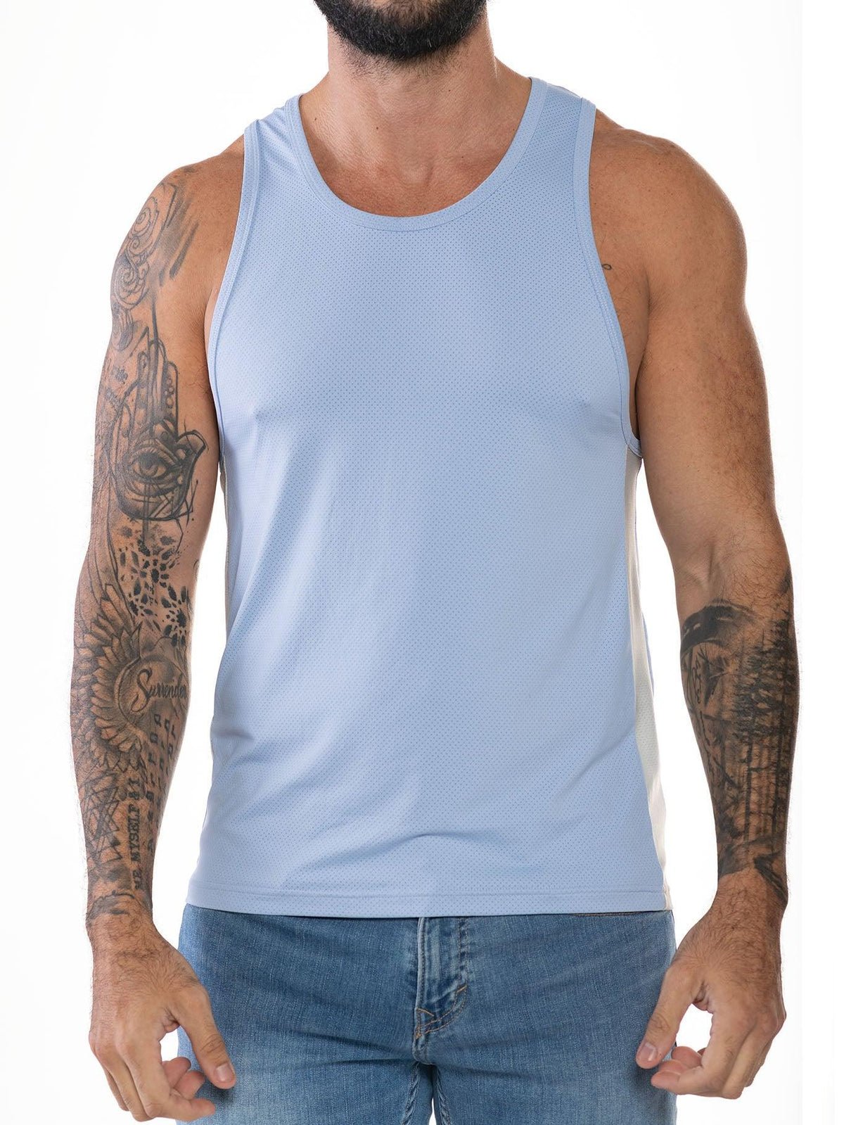 FK SPORT RACE POINT TANK SKY WHITE - FULLKITGEAR.COM