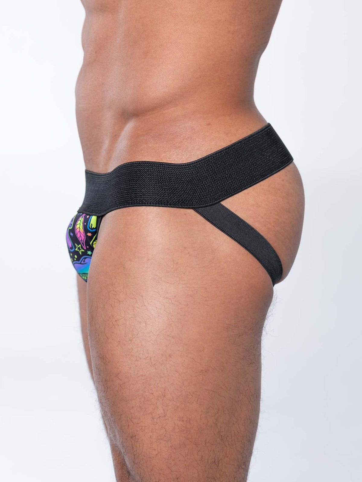 FK SPORT UV PSYCHEDELIC JOCK BLACK - FULLKIT.COM