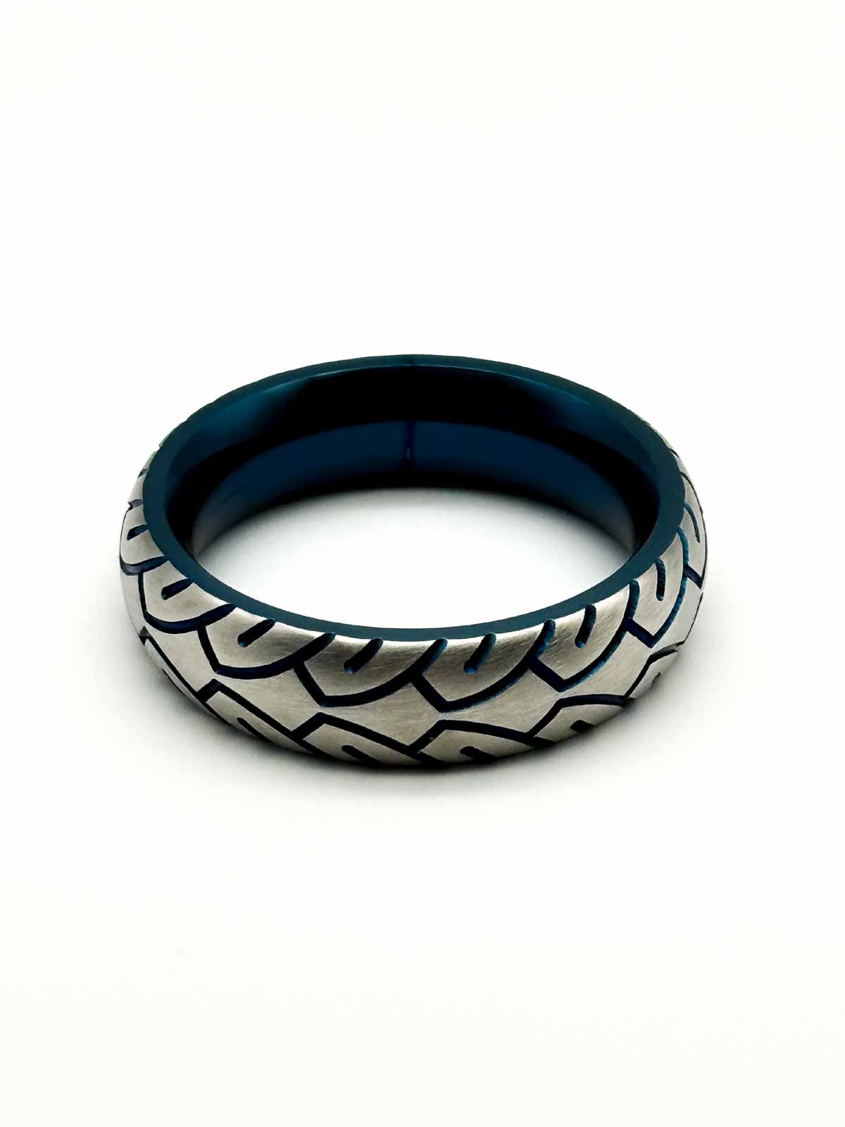 STAINLESS STEEL BLUE TREAD C-RING 45mm  - FullKit.com