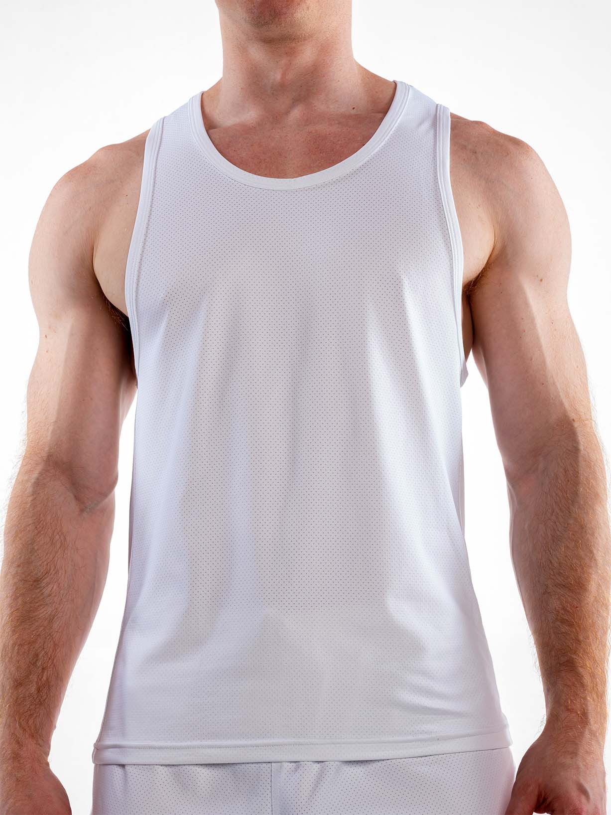 FK SPORT RACE POINT TANK TOP PURE WHITE - FULLKIT.COM