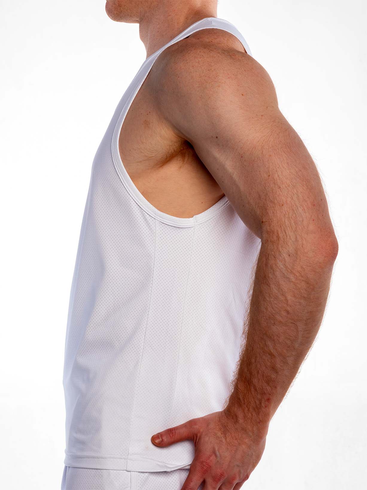 FK SPORT RACE POINT TANK TOP PURE WHITE - FULLKIT.COM