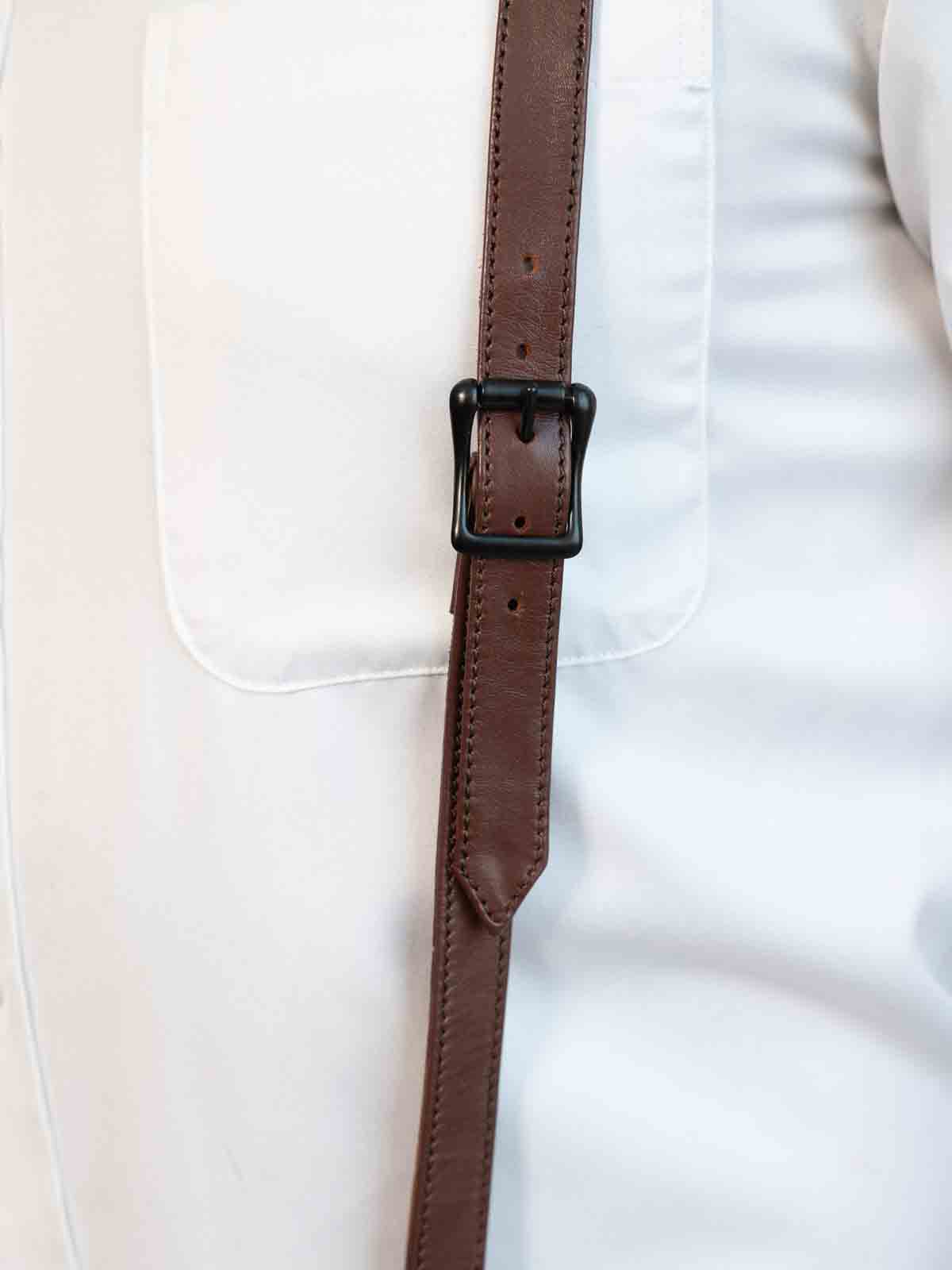 Fk Leather Garment Braces Tobacco Brown - Fullkit.com