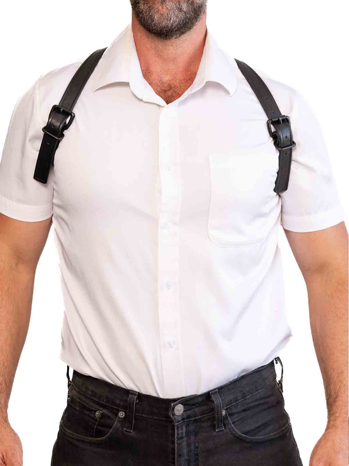 Fk Leather Holster Harness Black Black - Fullkit.com