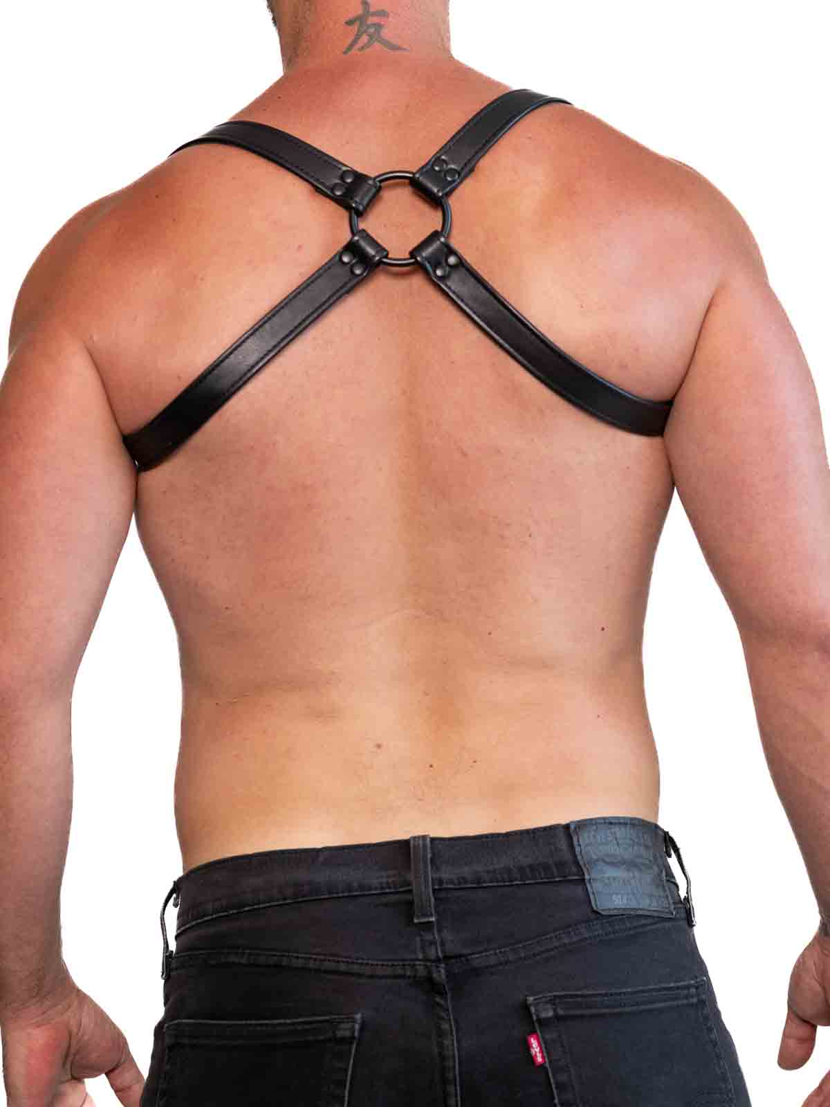 Fk Leather Holster Harness Black Black - Fullkit.com