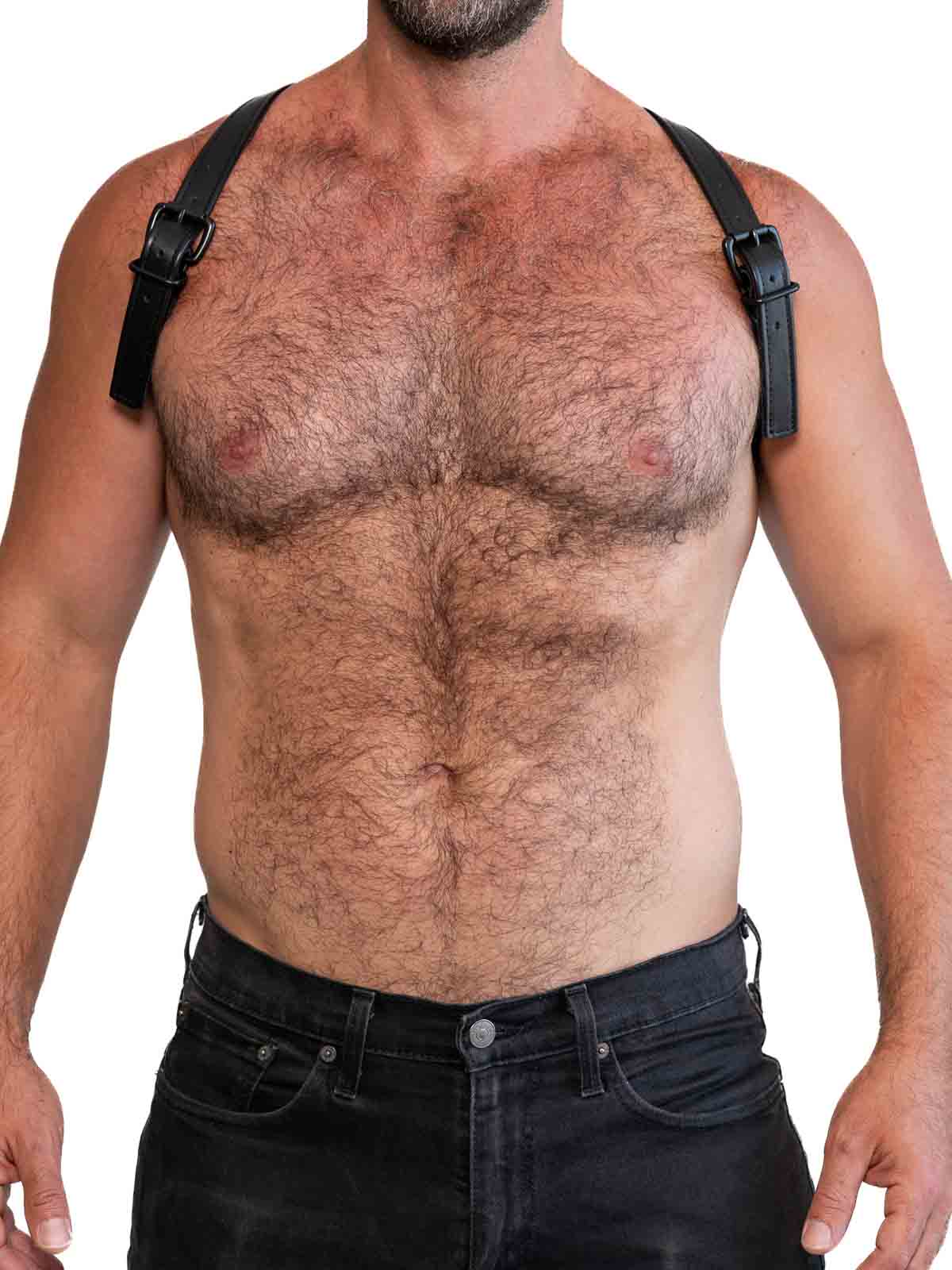 Fk Leather Holster Harness Black Black - Fullkit.com