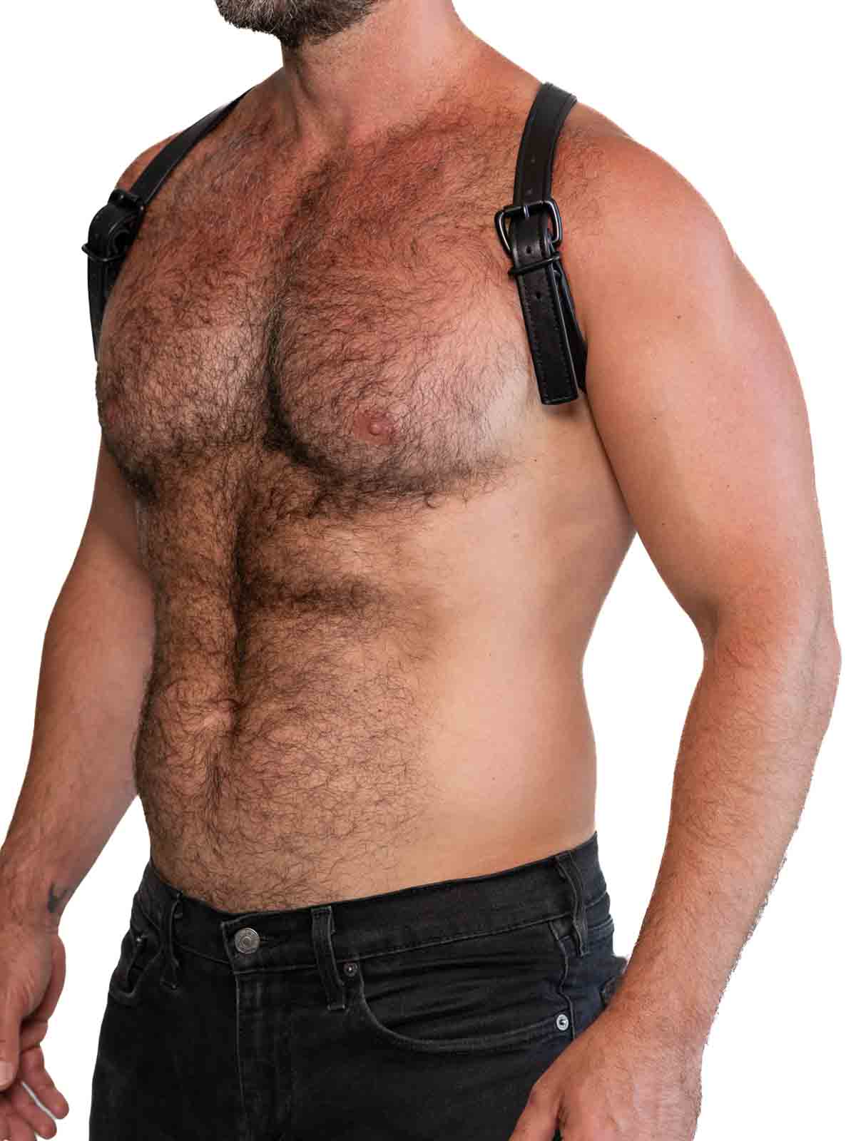Fk Leather Holster Harness Black Black - Fullkit.com