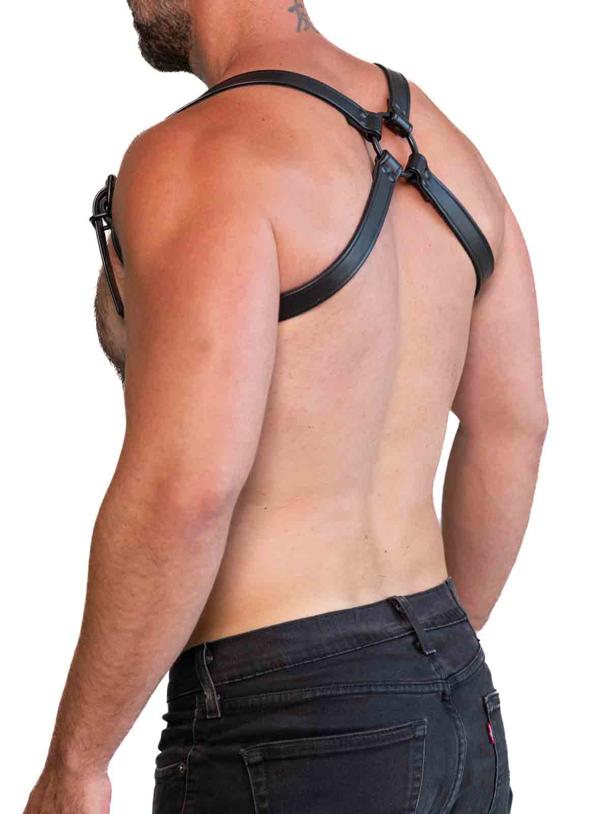 Fk Leather Holster Harness Black Black - Fullkit.com