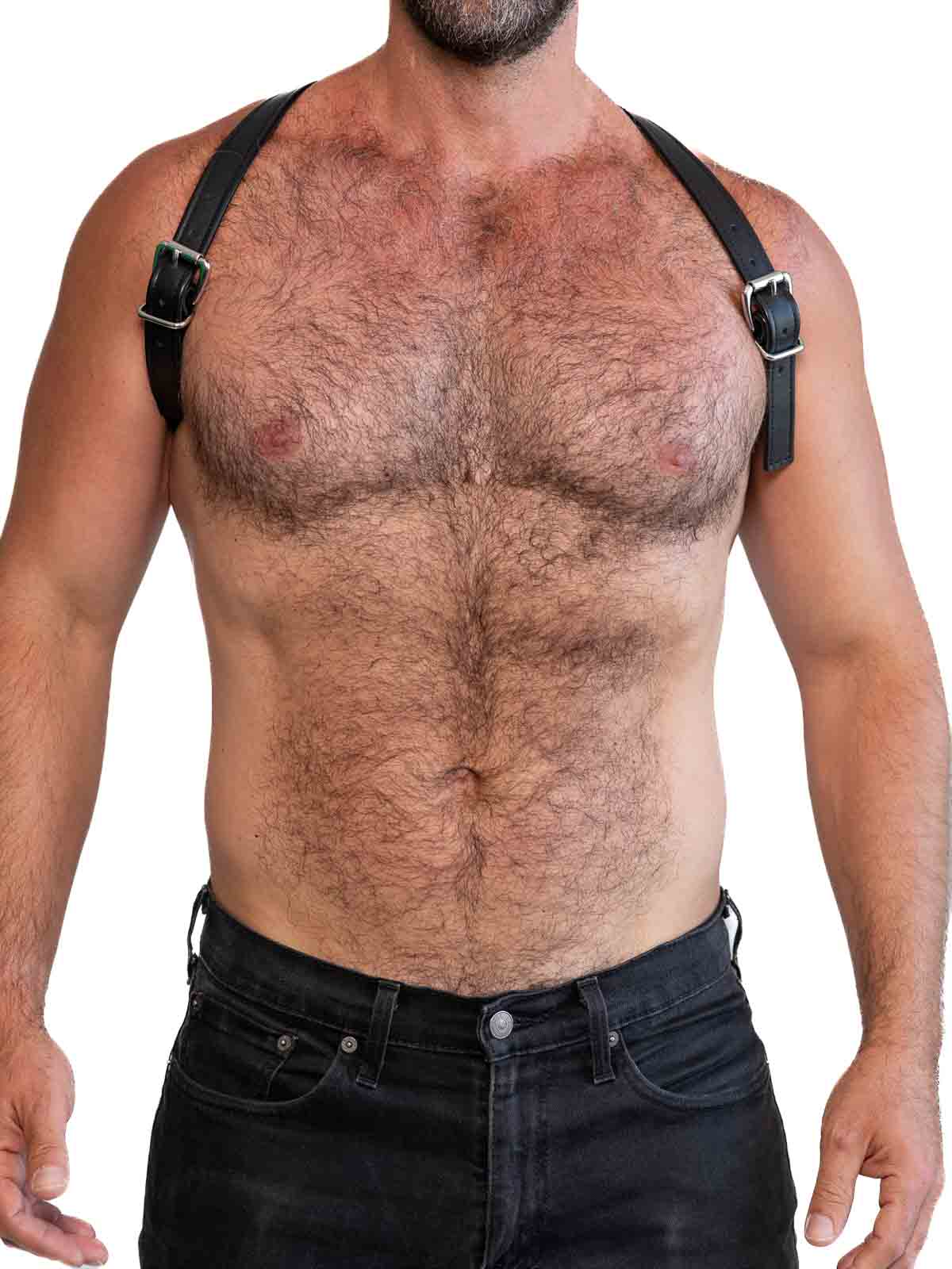 Fk Leather Holster Harness Black Nickel - Fullkit.com