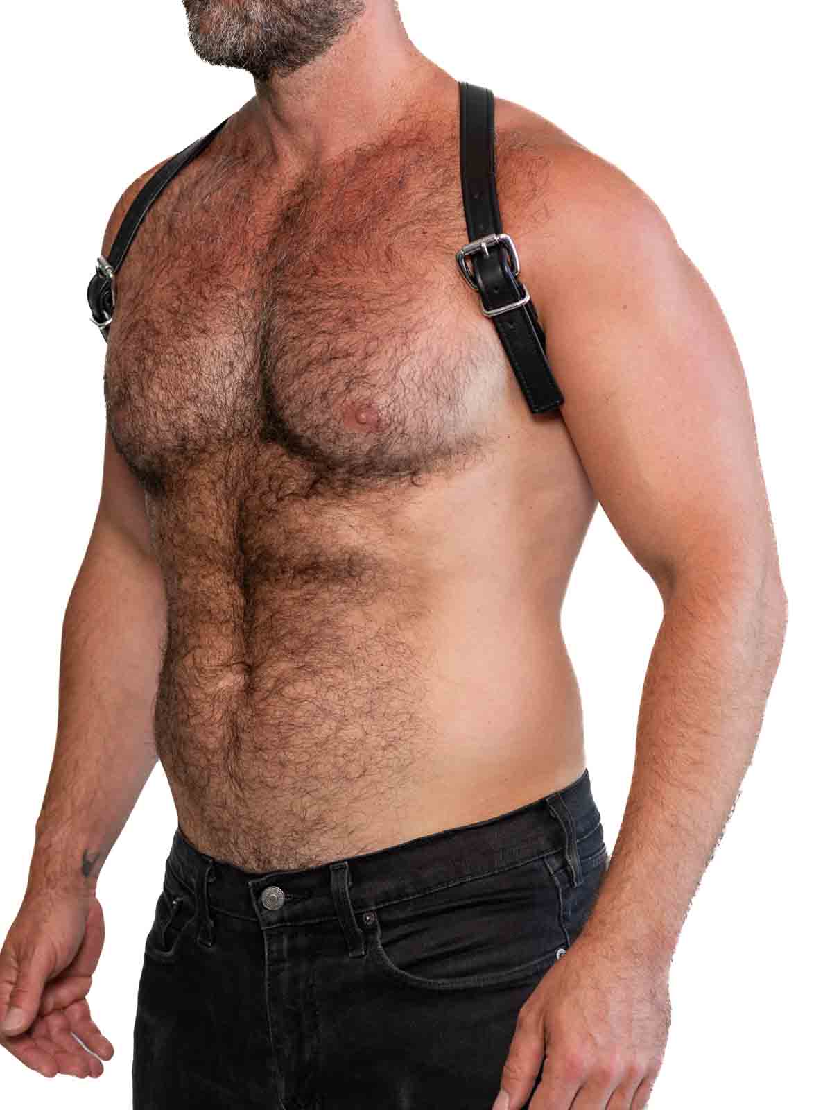Fk Leather Holster Harness Black Nickel - Fullkit.com