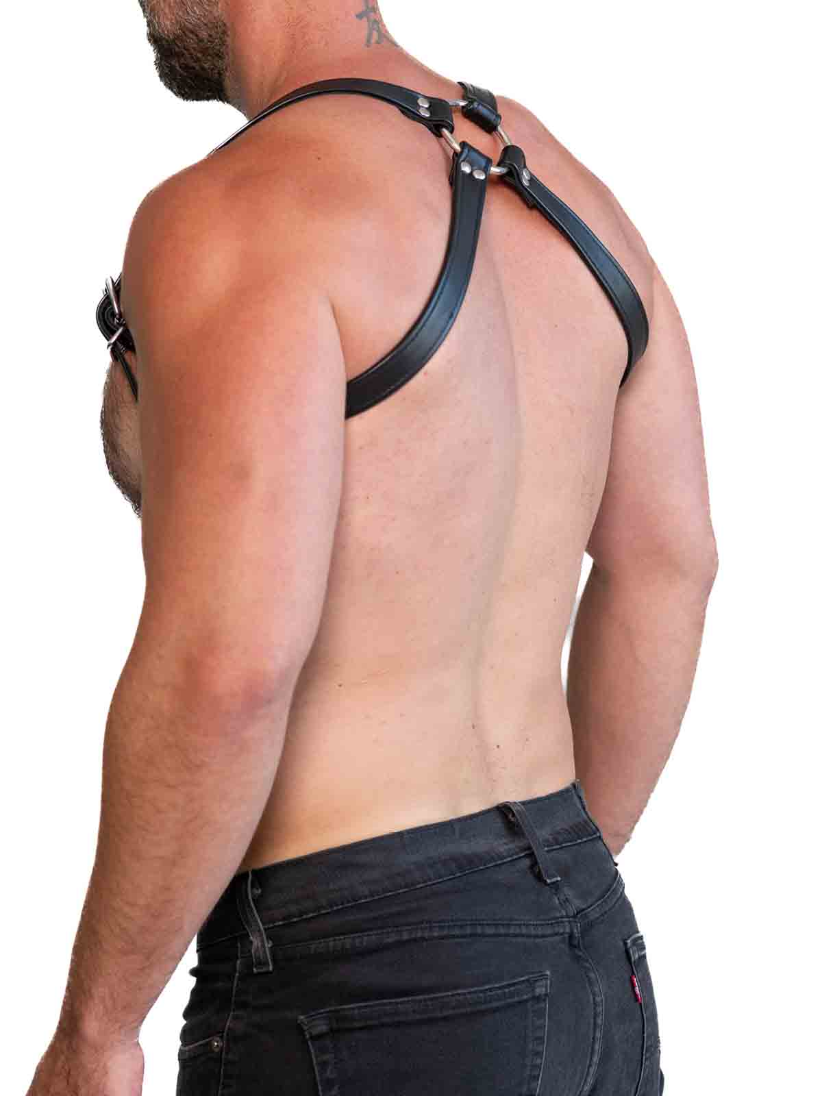 Fk Leather Holster Harness Black Nickel - Fullkit.com