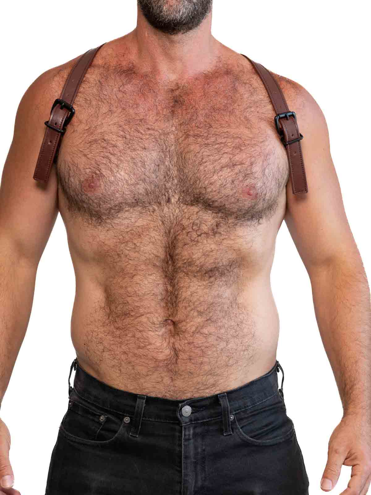 Fk Leather Holster Harness Tobacco Brown - Fullkit.com