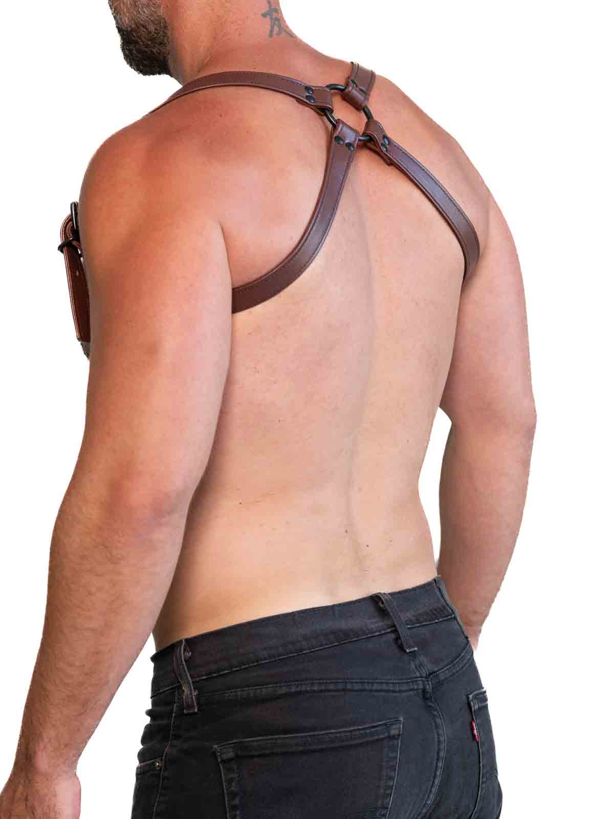 Fk Leather Holster Harness Tobacco Brown - Fullkit.com