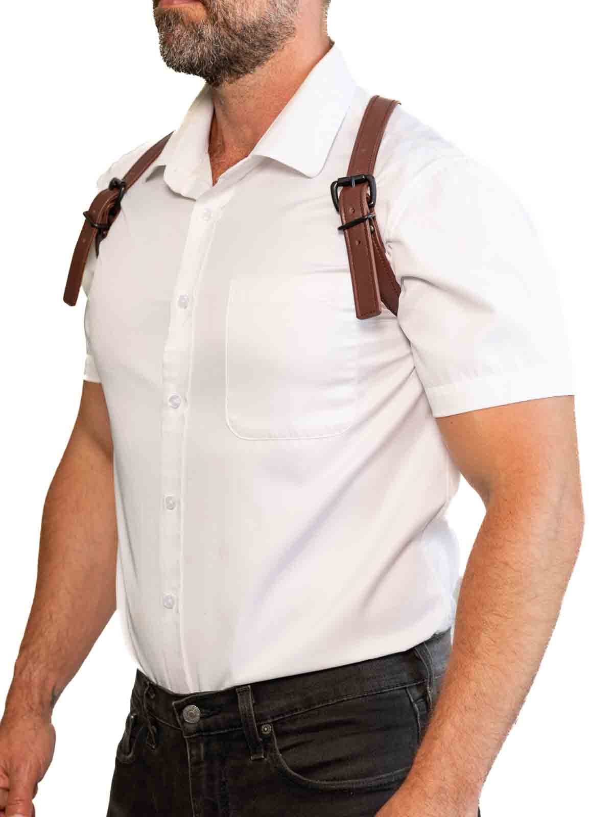 Fk Leather Holster Harness Tobacco Brown - Fullkit.com