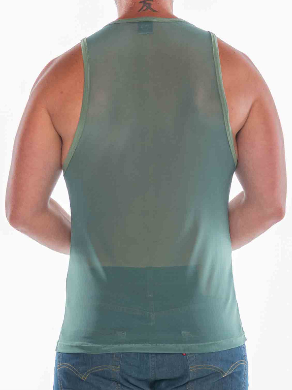 Fk Sport Echo Shadow Green Tank Top - Fullkit.com