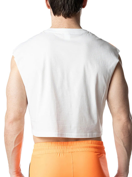 Nasty Pig Hyper Crop Top Vibrant Orange White Black - Fullkit.com