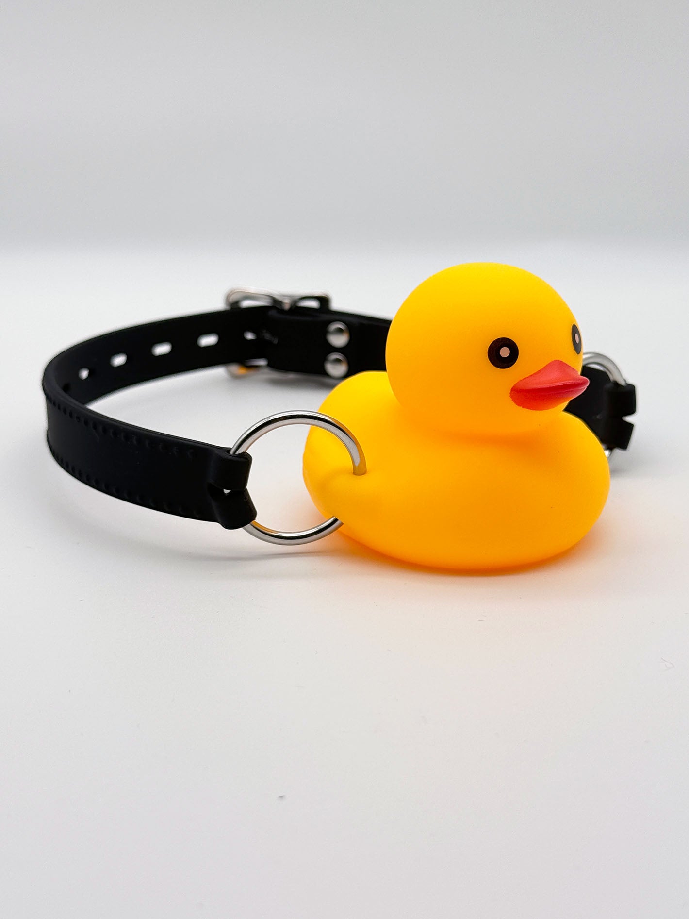 LOCKING SILICONE RUBBER DUCKY GAG  - FullKit.com