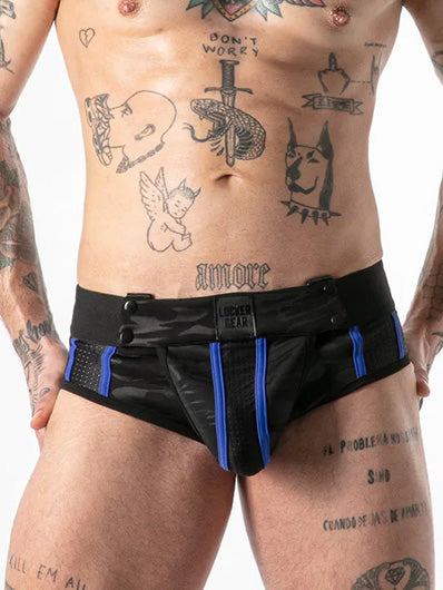 Locker Gear Full Military Access Jock Brief Blue - Fullkit.com