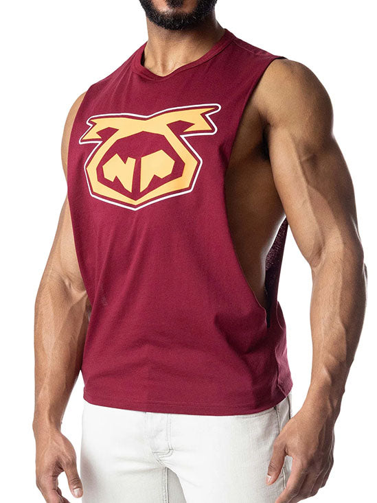 NASTY PIG BRANDMARK SHREDDER BURGUNDY ORANGE - FULLKIT.COM