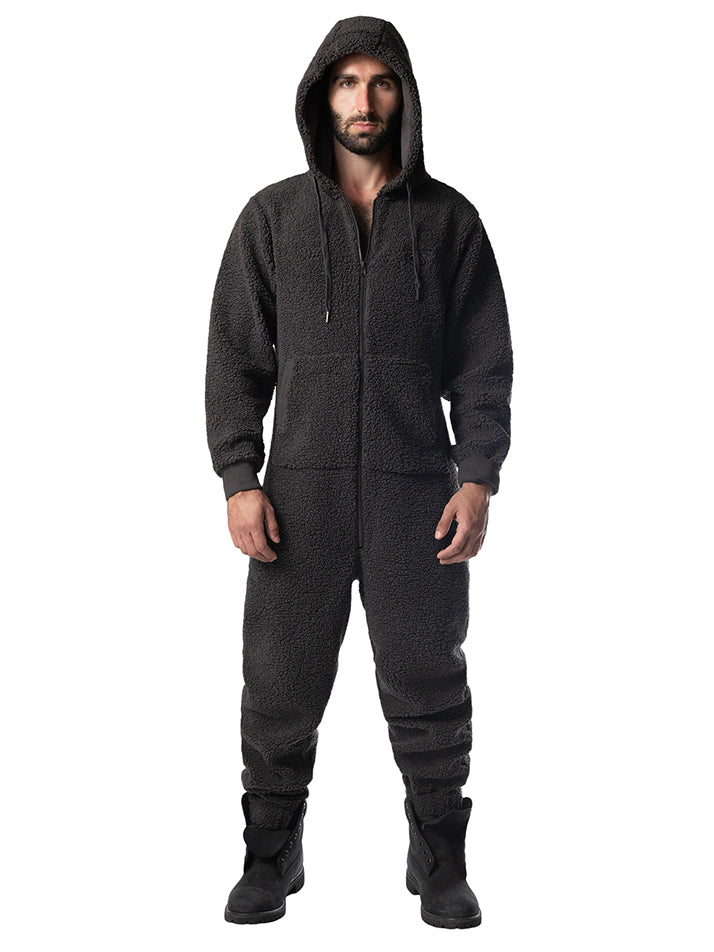 Nasty Pig Teddy Union Suit Magnet Gray