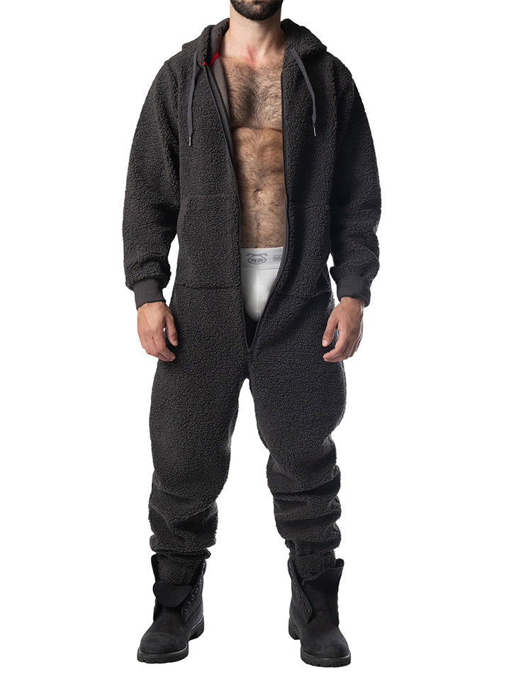 Nasty Pig Teddy Union Suit Magnet Gray
