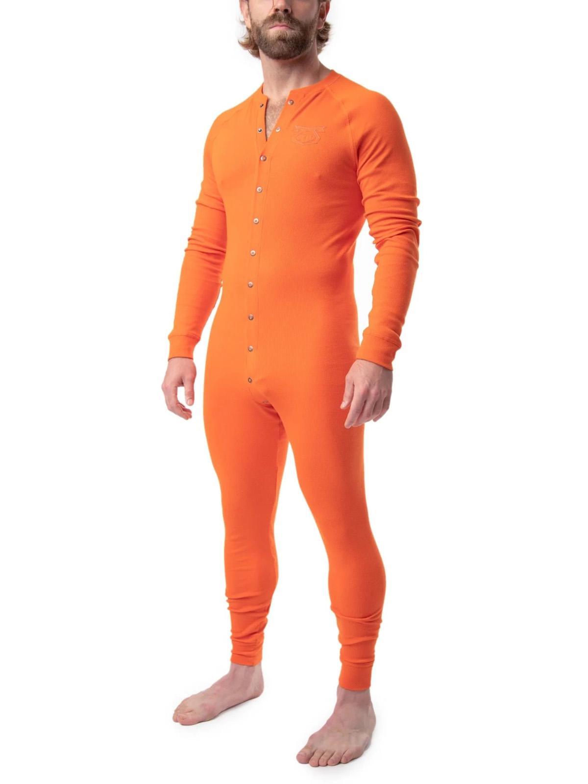 NASTY PIG UNION SUIT FLAME ORANGE - FullKit.com