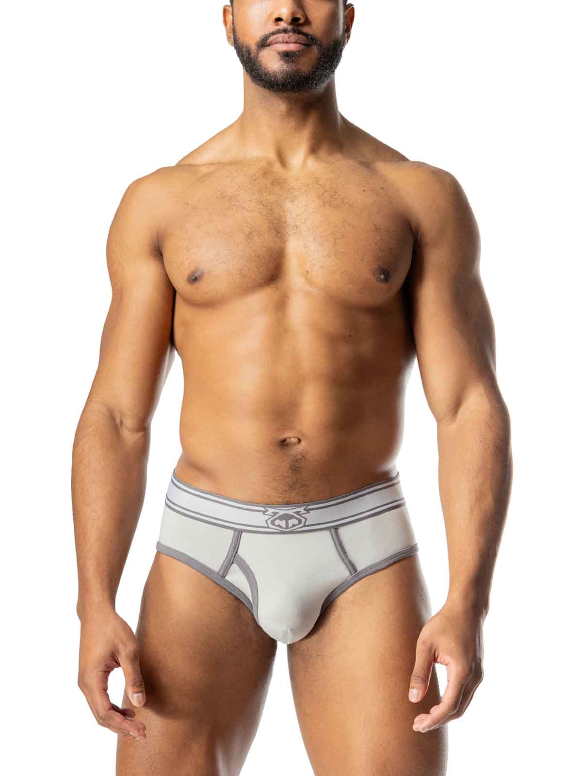 NASTY PIG CORE Y-FRONT BRIEF MIRAGE GREY CASTLEROCK  - FullKit.com