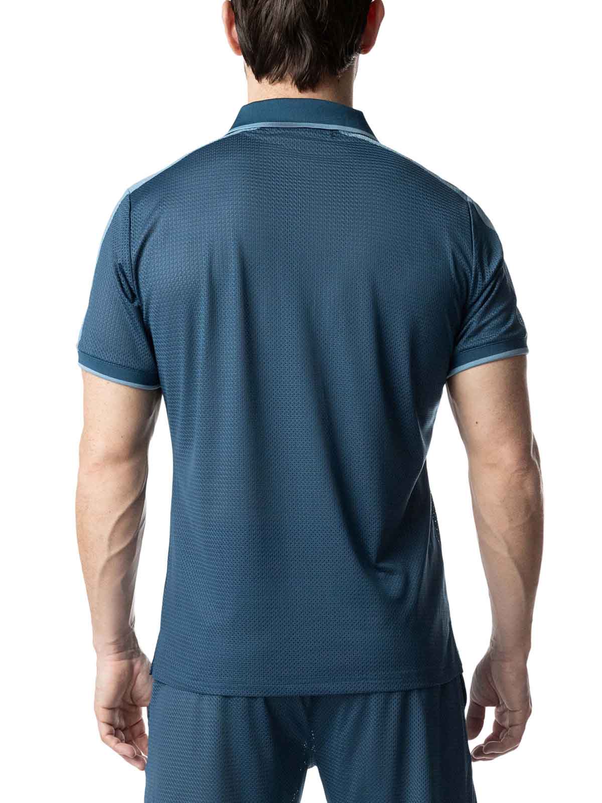 Nasty Pig Stride Polo Dark Teal Light Teal - Fullkit.com