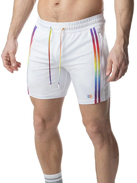 Nasty Pig Aura Pride Rugby Short White - Fullkit.cim
